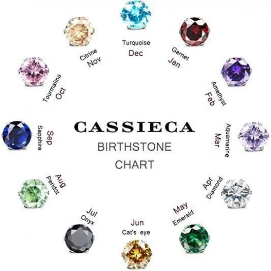 24 Pairs Stainless Womens CZ Stud Earrings Set Brilliant Cut Round Cubic Zirconia Birthstone Faux Pearl Ball Stud Piercings 5MM 24 Pairs Stainless Womens CZ Stud Earrings Set Brilliant Cut Round Cubic Zirconia Birthstone Faux Pearl Ball Stud Piercings 5MM